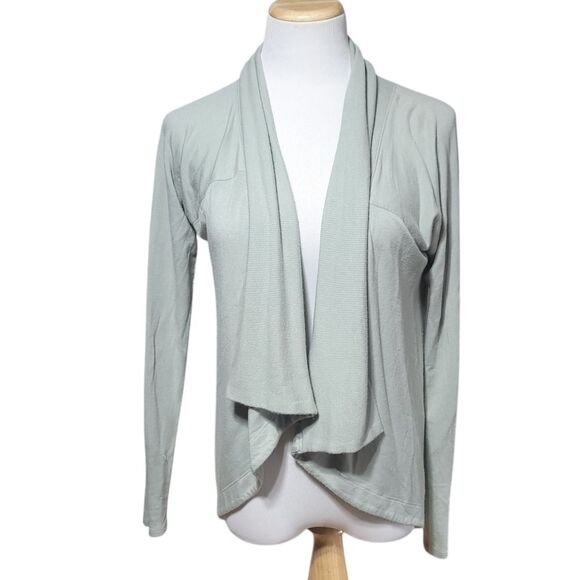 Athleta Nirvana Wear Two Ways Wrap- softest fabric imaginable in Opal Green XS - Picture 2 of 8
